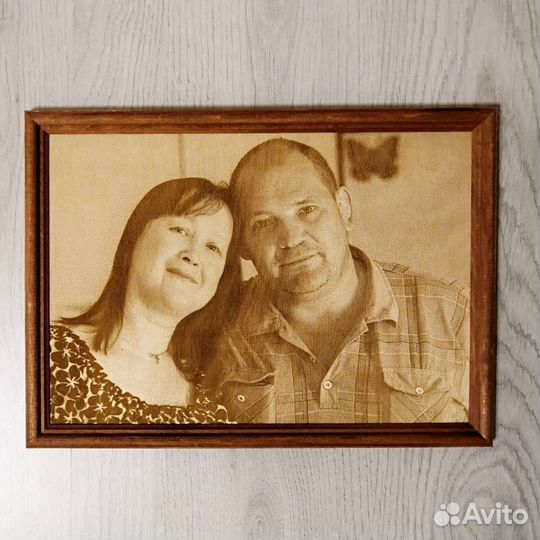 Фото выжженное на дереве