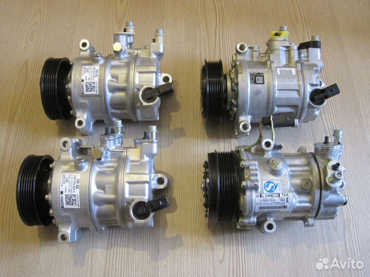 Компрессор кондиционера Skoda VW Новый Оригинал
