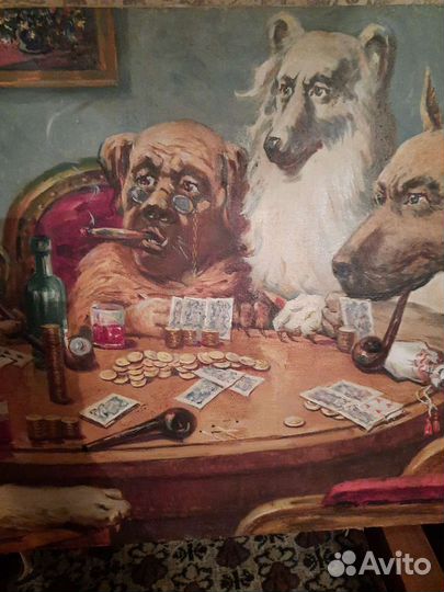 Картина маслом на холсте на подрамнике