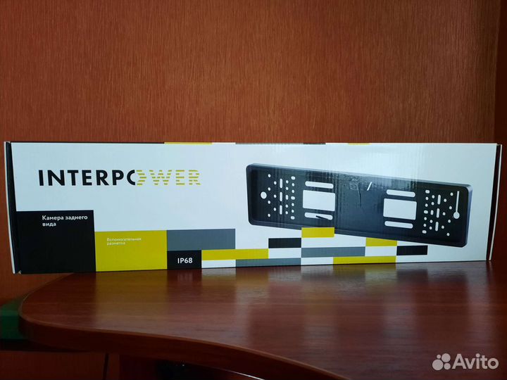 Рамка номерная с камерой