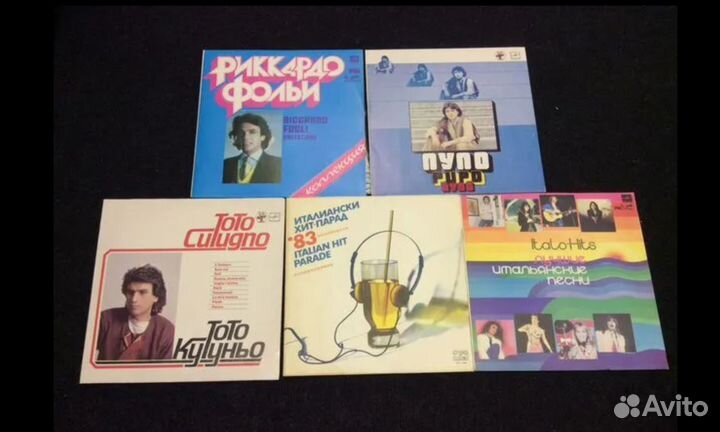 Пластинки - 10 наборов. Цена за набор. Часть N1