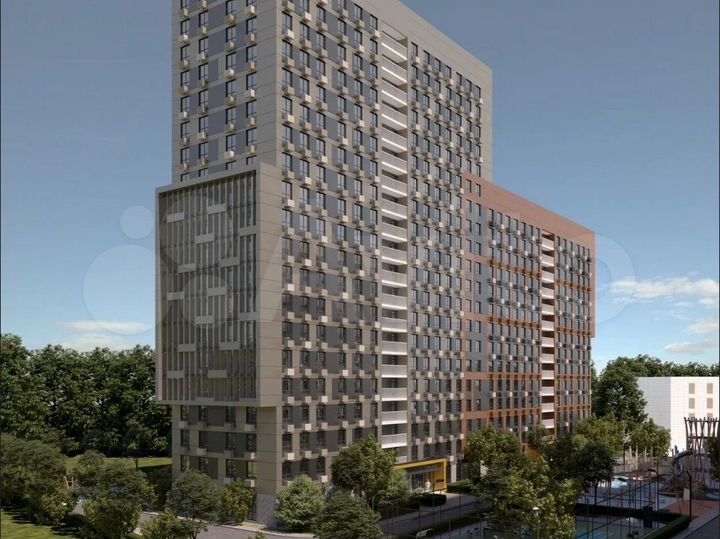 2-к. квартира, 53,4 м², 4/20 эт.