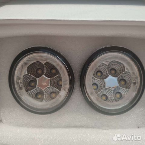 Противотуманные фары с анг. глазками Toyota Aqua