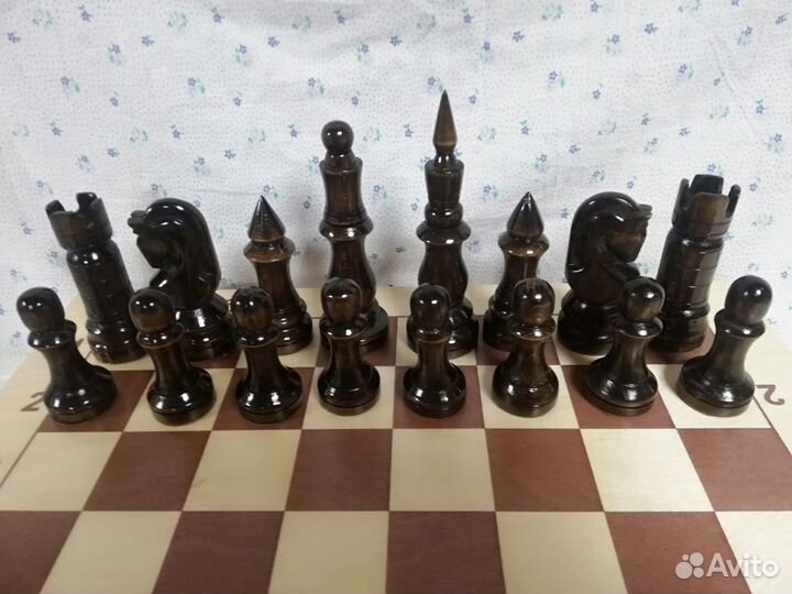 Шахматы большие фигуры ручной работы