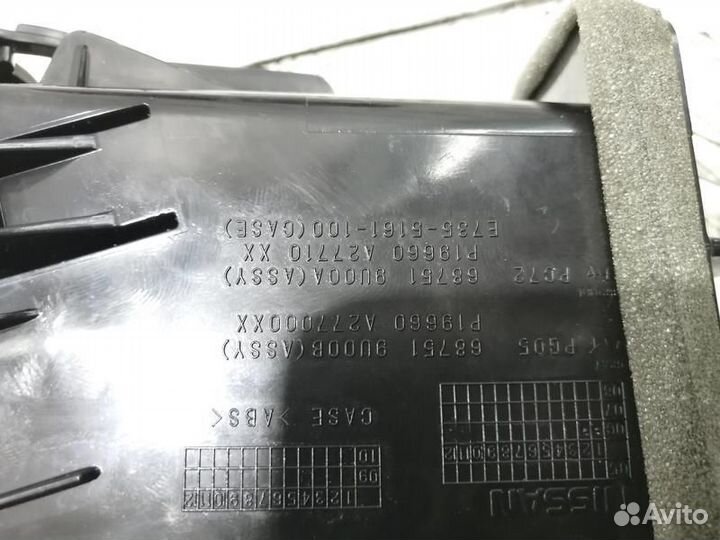 Дефлектор центральный левый Nissan Note E11