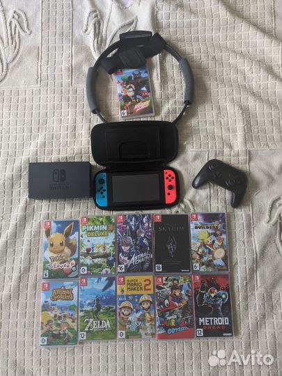 Nintendo Switch игры, приставка, pro controller