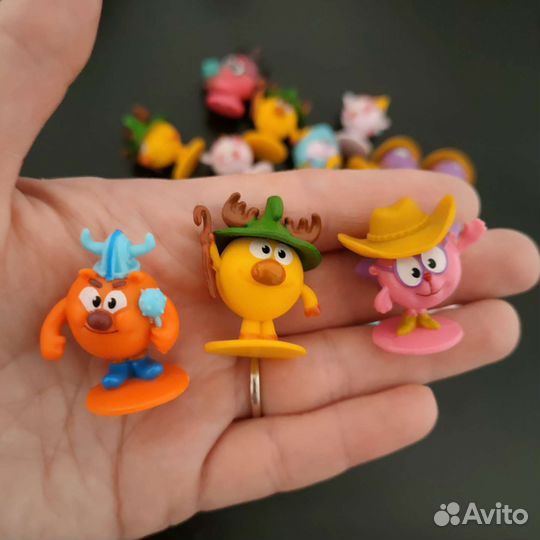 Фигурки Смешариков из Чупа-Чупс