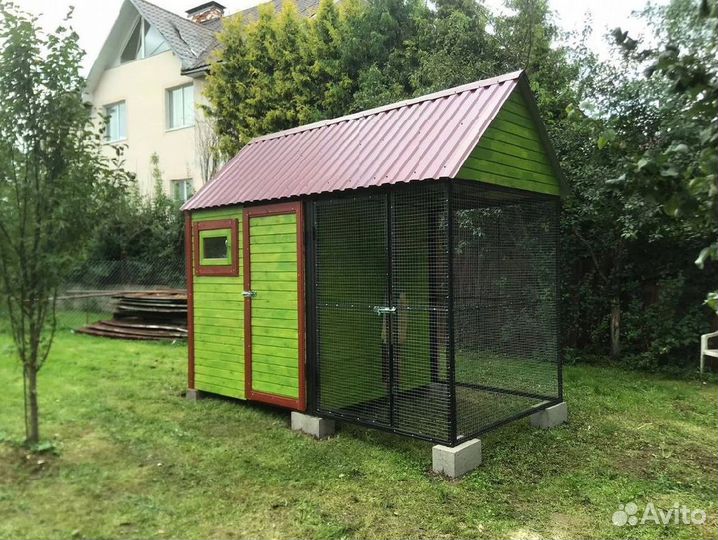 Курятник двускатный