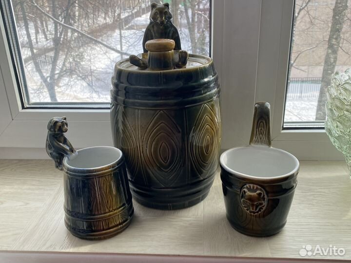 Штоф фарфор 3л