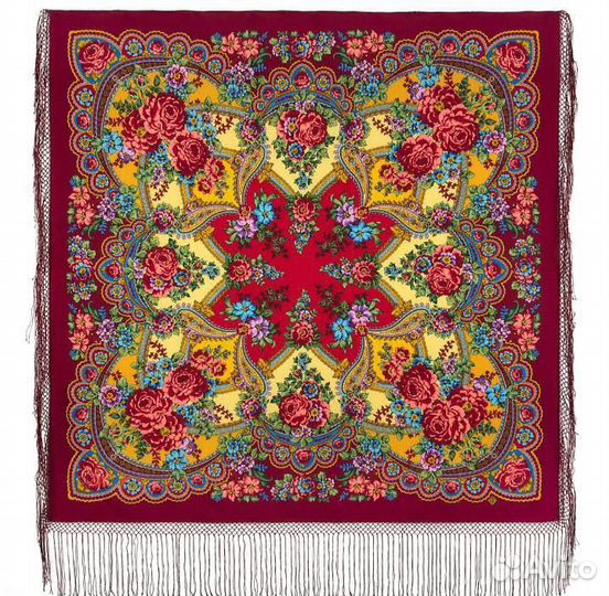 Павловопосадский платок оригинальный новый