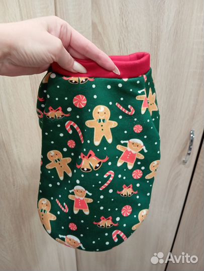 Толстовка для собак на флисе