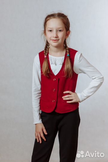 Жилетка школьная 122 см