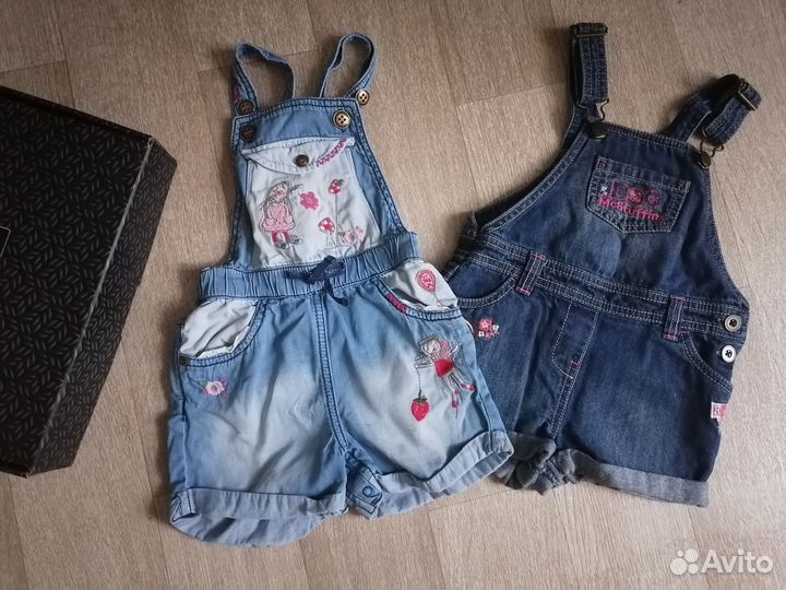Джинсовый комбинезон 86