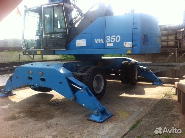 Грейферный погрузчик (перегружатель) FUCHS MHL 350, 2011