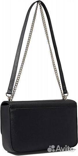 Dkny sina MD FLP shoulder BAG black crossbody purs