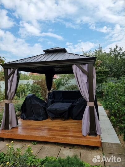 Шторы для беседки веранды уличные