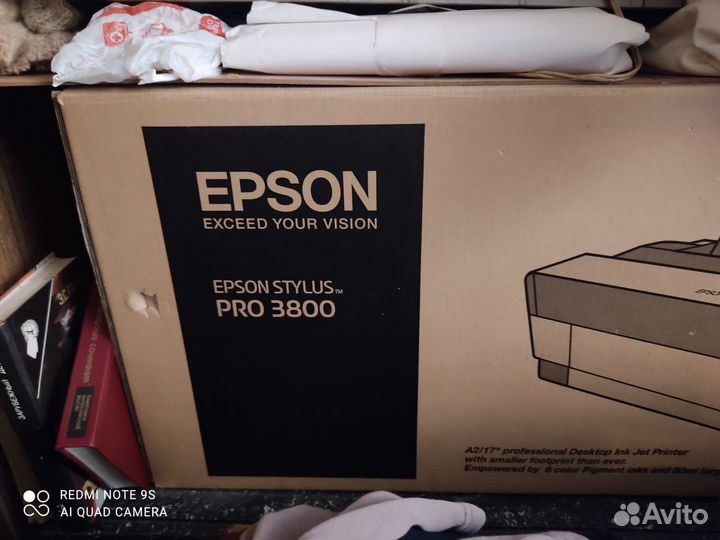 Новый Epson Stylus Pro 3800 с пзк и чернилами