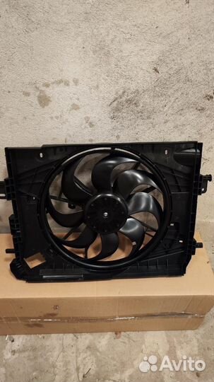 Диффузор радиатора в сборе renault Logan/Sandero