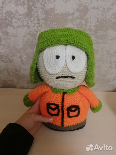 Игрушки вязаные ручной работы, южный парк, грудь
