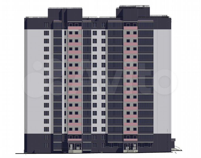 1-к. квартира, 36 м², 2/16 эт.