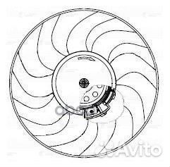 Электровентилятор радиатора основного (без кожу