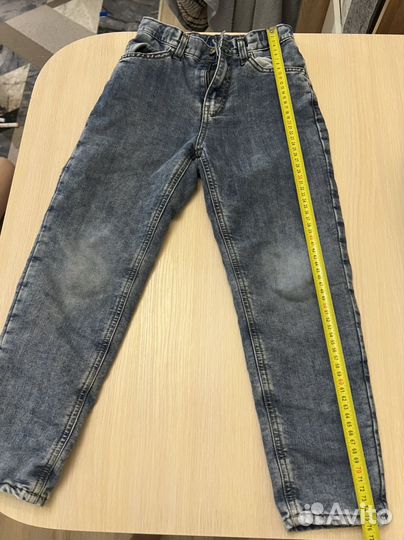 Джинсы с утеплителем флис