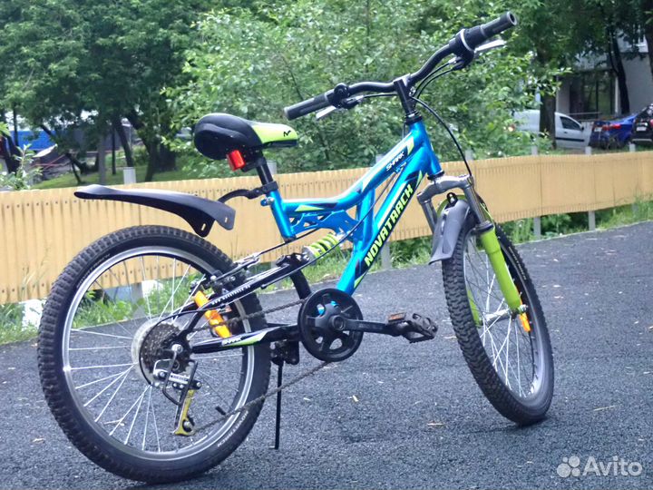 Велосипед детский novatrack 6 скоростей амортизато