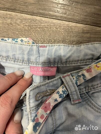 Джинсы для девочки 110