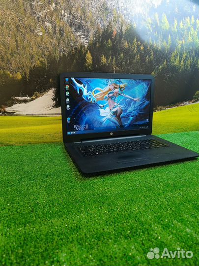 Большой ноутбук HP для игр и работы