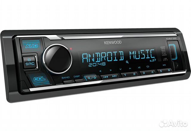 Автомагнитола 1din kenwood kmm-125