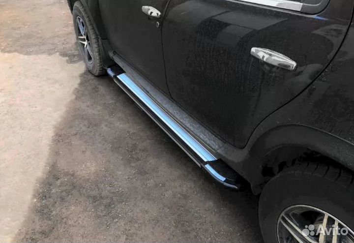 Пороги Подножки Toyota RAV4 2013-2019