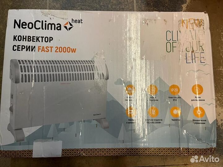Конвектор электрический Neoclima Fast 2000w