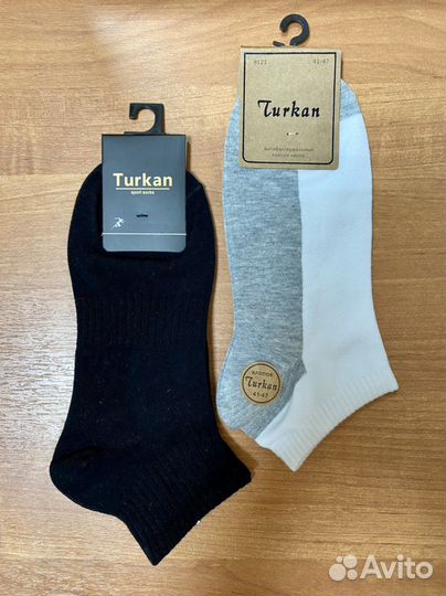 Носки мужские Turkan 10 пар (черные, бело-серые)