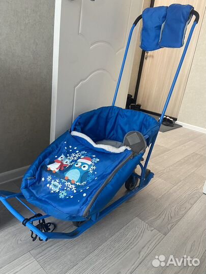 Коляска санки