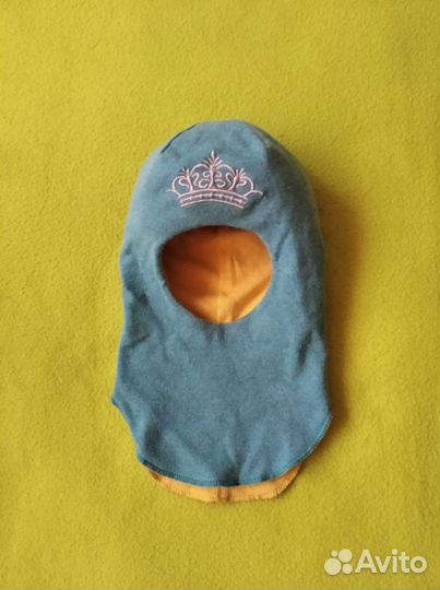 Шапка шлем демисезонная на 1-2 года