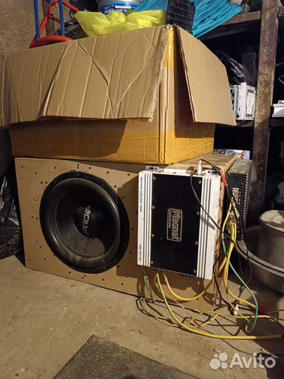 Басс бочка усилитель моноблок момо 2 колонки и маг