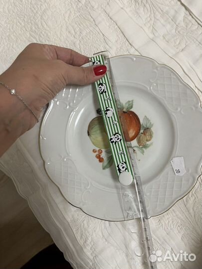 Тарелки фарфор чешский