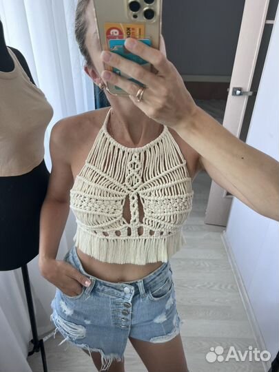Топ макраме