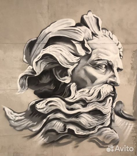 Художественная роспись стен, граффити, дизайн