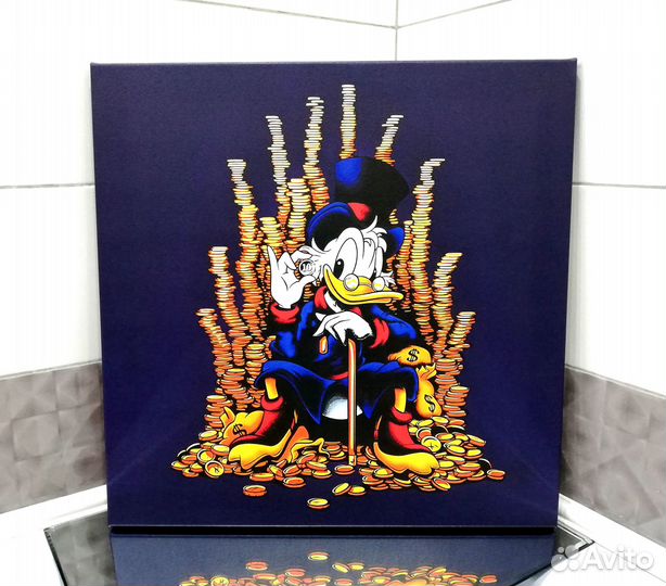 Картина печать на холсте скрудж