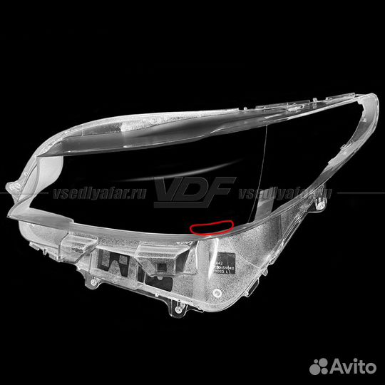 Уцененное стекло для фары mazda CX-9 (2015-2021) Л