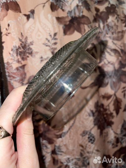 Стеклянная масленка СССР