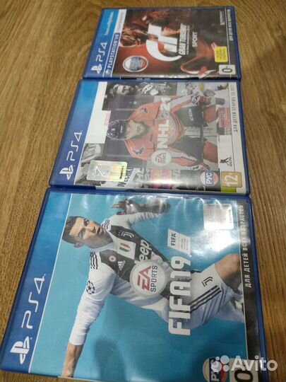 Игры для приставок ps4 Fifa 19 NHL 21 Gran Turismo