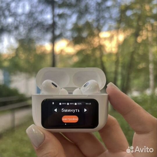 Airpods pro 2 с сенсорным экраном