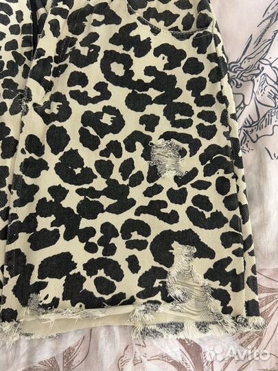 Мини-юбка летняя 40