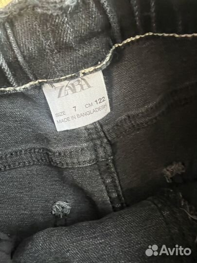 Zara 7 лет 122см джинсы и свитшот
