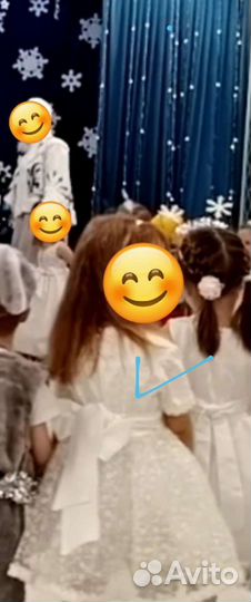 Костюм снежинки