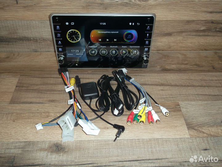 Магнитола Toyota Avensis Android физические кнопки