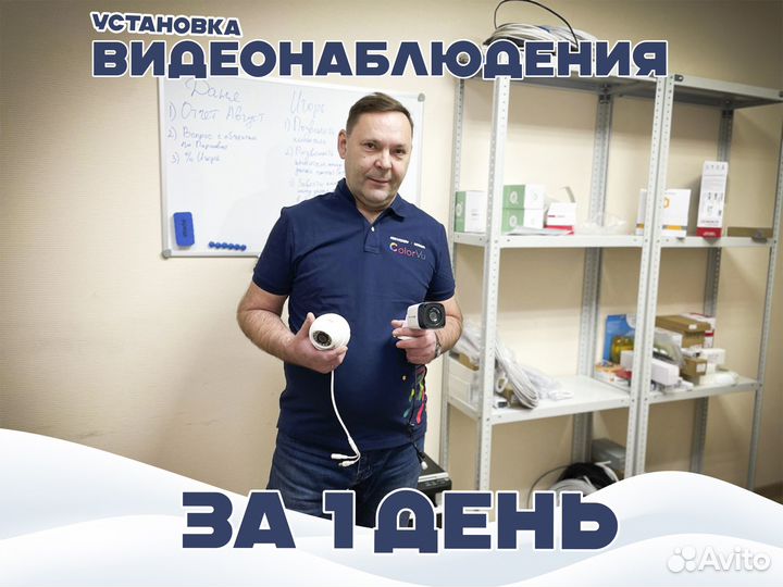 Установка видеонаблюдения