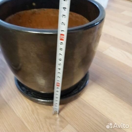 Керамические горшки для цветов бу